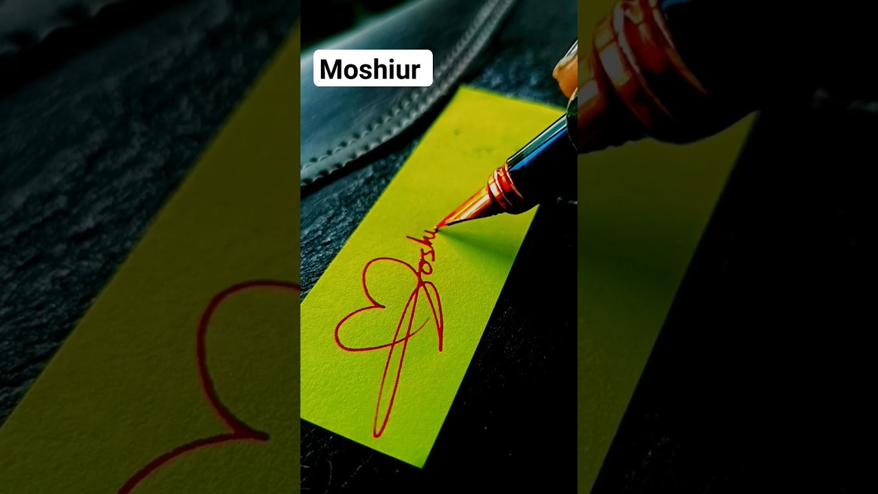 M name signature ideas | Signature styles #calligraphy #signature #signaturestyle #shorts