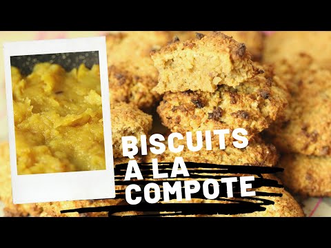 Recette Cookies &agrave; la compote de pommes
