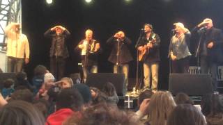 Port Isaac&#39;s Fisherman&#39;s Friends singing Sailor ain&#39;t a Sailor Anymore at Eden Project 2016