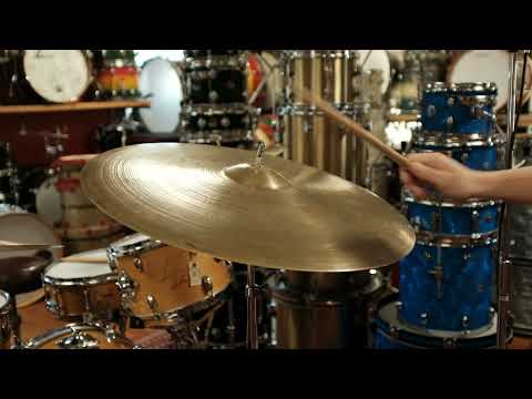 1950s A. Zildjian 26" Hollow Block Stamp Ride 4284g image 9