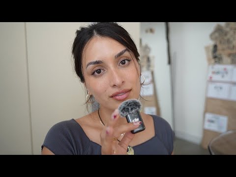 asmr chatty catch up + gentle whispering :')