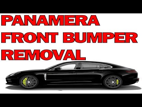 Panamera Bumper Removal - How to Remove Your Porsche Front Bumper