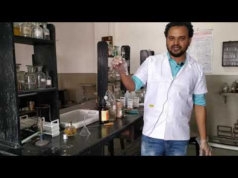 Resorcinol test of formaldehyde