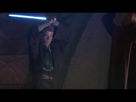Anakin and Obi Wan vs Count Dooku | Anakin lost his arm!