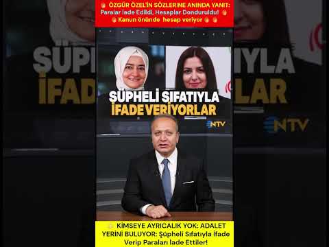 📢 HUKUK ÖNÜNDE HERKES EŞİTTİR: FATMA BETÜL SAYAN KAYA VE EŞİ ŞÜPHELİ SİFATIYLA İFADE VERDİ! ✨  

🎯 Adalet mekanizması çalıştı, unvan dinlemedi! 🚀  

✨ Eski bakan Fatma Betül Sayan Kaya ve eşi İlyas Kaya şüpheli sıfatıyla adliyede ifade verdi! ⭐  

🎯 Paralar gönüllü olarak TMSF'ye gönderildi, mal varlıklarına dondurma kararı çıktı! 🎯  

💎 Hukuk önünde kimsenin ayrıcalığı yok, herkes hesap verecek! 📢  

💎 Fon soruşturmasında tutuklu sayısı 85 kişiye ulaştı, operasyonlar son sürat devam ediyor! 💎  

💎 Türkiye Cumhuriyeti'nde kanunların herkese eşit işlediğini gösteren tarihi bir gün yaşanıyor! 🎯  

🚀 İstanbul Cumhuriyet Başsavcılığı'nın yürüttüğü o devasa fon soruşturması toz duman içinde devam ediyor. 📢  

⭐ Kimin ne olduğuna bakılmaksızın, adalet terazisi şaşmıyor ve herkesi masaya yatırıyor. 🎯  

🔥 Eski bakan Fatma Betül Sayan Kaya ile eşi İlyas Kaya soluğu adliyede aldı, şüpheli sıfatıyla ifade verdi! 🔥  

🚀 SPK kapıları kapattı, suç duyuruları yağmur gibi yağıyor! 🎯  

💎 GÖNÜLLÜ ÖDEMELER VE DONDURULAN MAL VARLIKLARI! ✨  

✨ SPK iade hesaplarını açar açmaz ayaklar suya erdi. 📢  

💎 Fatma Betül Sayan Kaya ve eşi İlyas Kaya, yatırımlarının anapara dışındaki kısmını hemen TMSF'nin iade hesabına gönüllü olarak yolladı! 🔥  

✨ Başsavcılık boş durmadı, ikilinin tüm mal varlıklarına dondurulma yazısını ilgili kurumlara gönderdi. 📢  

🔥 MASAK verileri didik didik inceleniyor, yurt dışı para ve kripto transferleri tek tek masaya yatırılıyor. ✨  

📢 FON SORUŞTURMASINDA DEV DALGA: 85 TUTUKLU! 🚀  

🔥 İş dünyasının tanınmış isimleri, holding başkanları, CEO'lar birer birer kelepçeleniyor. 🚀  

🎯 Tera Yatırım'ından Pusula Holding'e kadar uzanan bu skandal zincirinde tutuklu sayısı tam 85 kişiye ulaştı! ✨  

🎯 Ne unvan kalıyor ne koltuk; devlet suçun üzerine kararlılıkla gidiyor! ✨  

📢 Adalet mülkün temelidir diyenler haklı çıktı, kimse bu bataktan kaçamayacak! 🎯  

💎 Kanun önünde herkes eşittir; unvanı ne olursa olsun suçlular hesap vermekten kaçamayacak! 🚀  

📢 Siz adaletin bu tarafsız ve kararlı işletilişine ne diyorsunuz dostlar? 💎  

🚀 Yorumlarda coşkuyu patlatın, düşüncelerinizi yazın! ⭐  

🎯 Yazan: Bülent Taşgin 

🚀 #BulentTasgin #FatmaBetulSayanKaya #Adalet #Hukuk #Siyaset #Skandal #Soruşturma #SonDakika #Olay #Türkiye #Eşitlik 