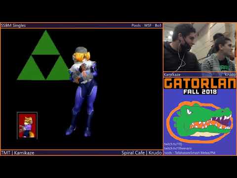 GatorLAN SSBM Singles - 9/22/18 - TMT | Kamizaze (Fox) Vs. Spiral Cafe | Krudo (Sheik) - Pools