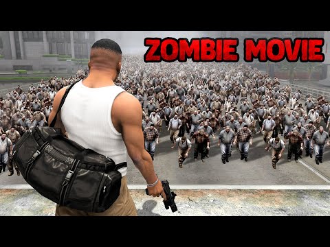 GTA 5 - The BIGGEST Zombie Apocalypse! (FULL MOVIE)