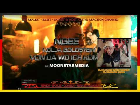 German Rap Reaction: NGEE x KOLJA GOLDSTEIN - VON DA WO ICH KOMME (HD Version Still Processing)