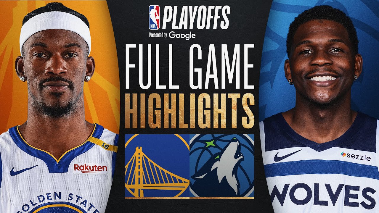 #7 WARRIORS at #6 TIMBERWOLVES | FULL GAME 2 HIGHLIGHTS | May 8, 2025