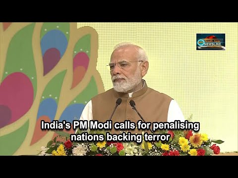 India's PM Modi calls for penalising nations backing terror