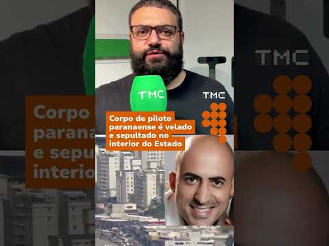 Corpo de piloto paranaense é velado e sepultado no interior do estado #shorts