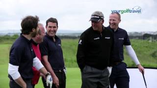 Darren Clarke Out Takes from Sky Advert and Day with Darren at Royal Portrush