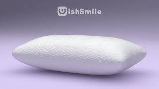 Cooling Shredded Memory Foam Pillows for Sleeping Cool Cold Pillow Queen Size Set of 2 with Zipper