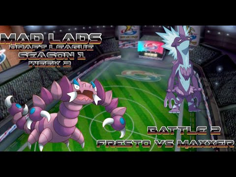 Mad Lads Pokemon Draft league Week 2 Battle 2 Maxxer vs. Fresto