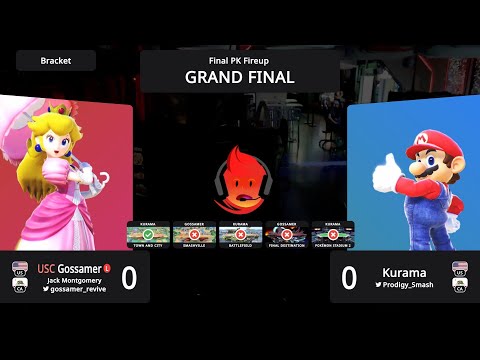 Gossamer (Peach) vs Kurama (Wolf, Mario, Pyra) - Final PK Fireup Grand Finals