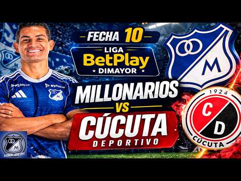 EN VIVO: MILLONARIOS VS CÚCUTA DEPORTIVO, FECHA 10, LIGA BETPLAY DIMAYOR 09/03/2026
