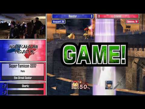 Super Famicon 2017: Emelee (Zard, Pika) vs Rooster (Ness) - Winners Semis Pools