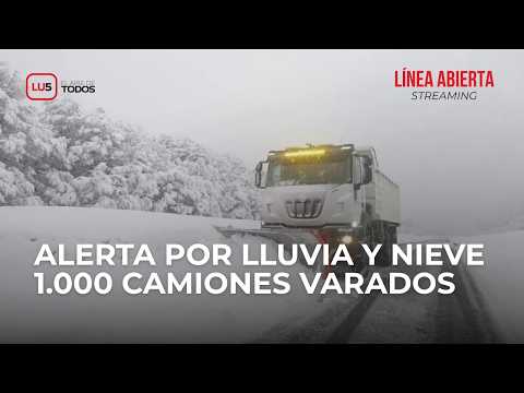 ❄️ALERTA por NIEVE y LLUVIAS | PASOS FRONTERIZOS CERRADOS | CASI 1.000 CAMIONES VARADOS🚛🇦🇷