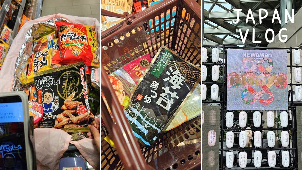 일본 브이로그 l 칼디&마트 장보고 칼디표 김 나베, 양배추 김밥 만들기, 긴자 미용실, 뉴우먼 타카나와 나들이