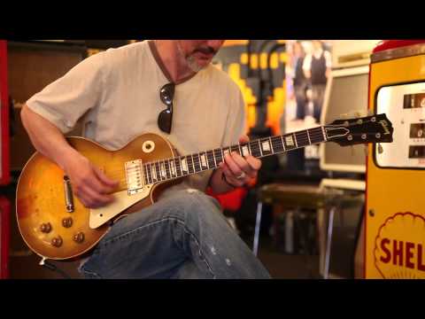 Marc Diglio plays a 1959 Gibson Les Paul Standard at Rumble Seat Music Southwest
