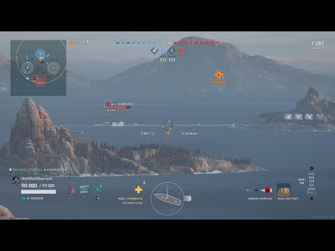 World of Warships: Legends PS5 Yamato 224k DMG