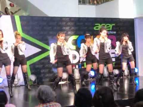 110702 Eternal knight cover T-ARA Acer cover dance contest @siam center.avi
