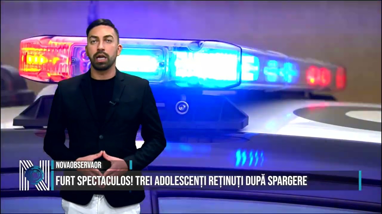 FURT SPECTACULOS! TREI ADOLESCENȚI REȚINUȚI DUPĂ SPARGERE