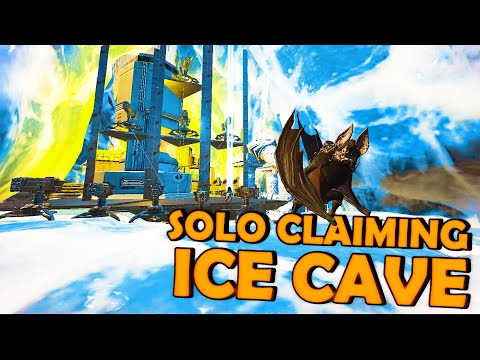 Solo Building Ice Cave Day 1 | Starting On The Best ARK PvP Servers Of 2023!