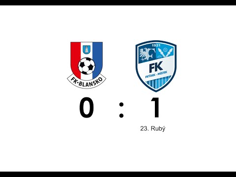 SESTŘIH | MSFL | 25. kolo | FK Blansko - FK Frýdek-Místek | 0:1
