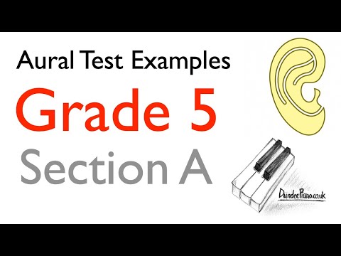 Aural Test Examples: Grade 5 ABRSM - Section A