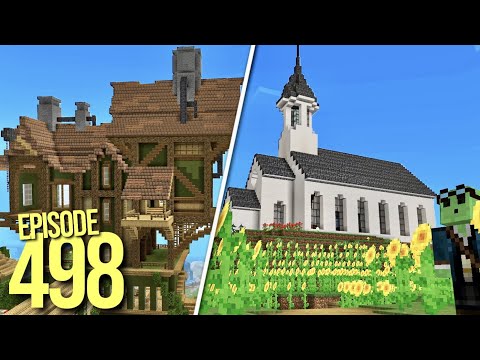 HUGE Build Improvements In My World! - Let's Play Minecraft 498