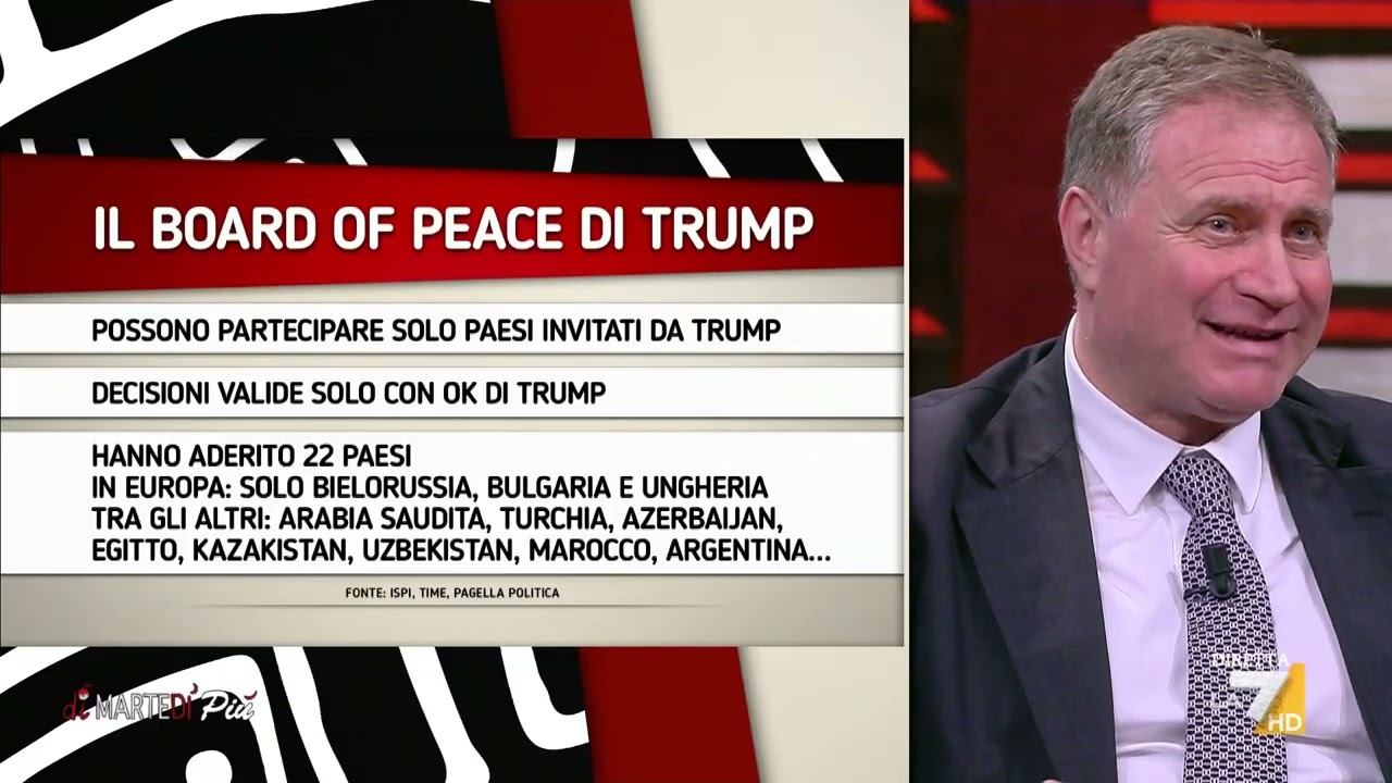 Stefano Graziano: “Board mi sembra un atto di servilismo verso il padrone Trump”.