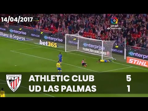 ⚽ FULL MATCH I LaLiga Santander 16/17 I J32. Athletic Club - UD Las Palmas (5-1)