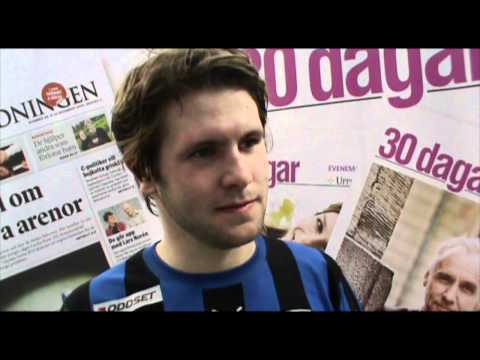 Johan Eriksson efter sudden death vinst hemma mot Balrog