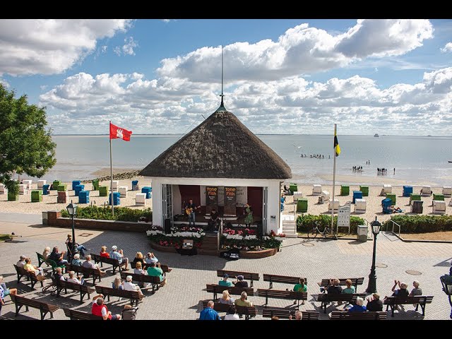 Live webcam view of Sandwall Beach Promenade on Föhr