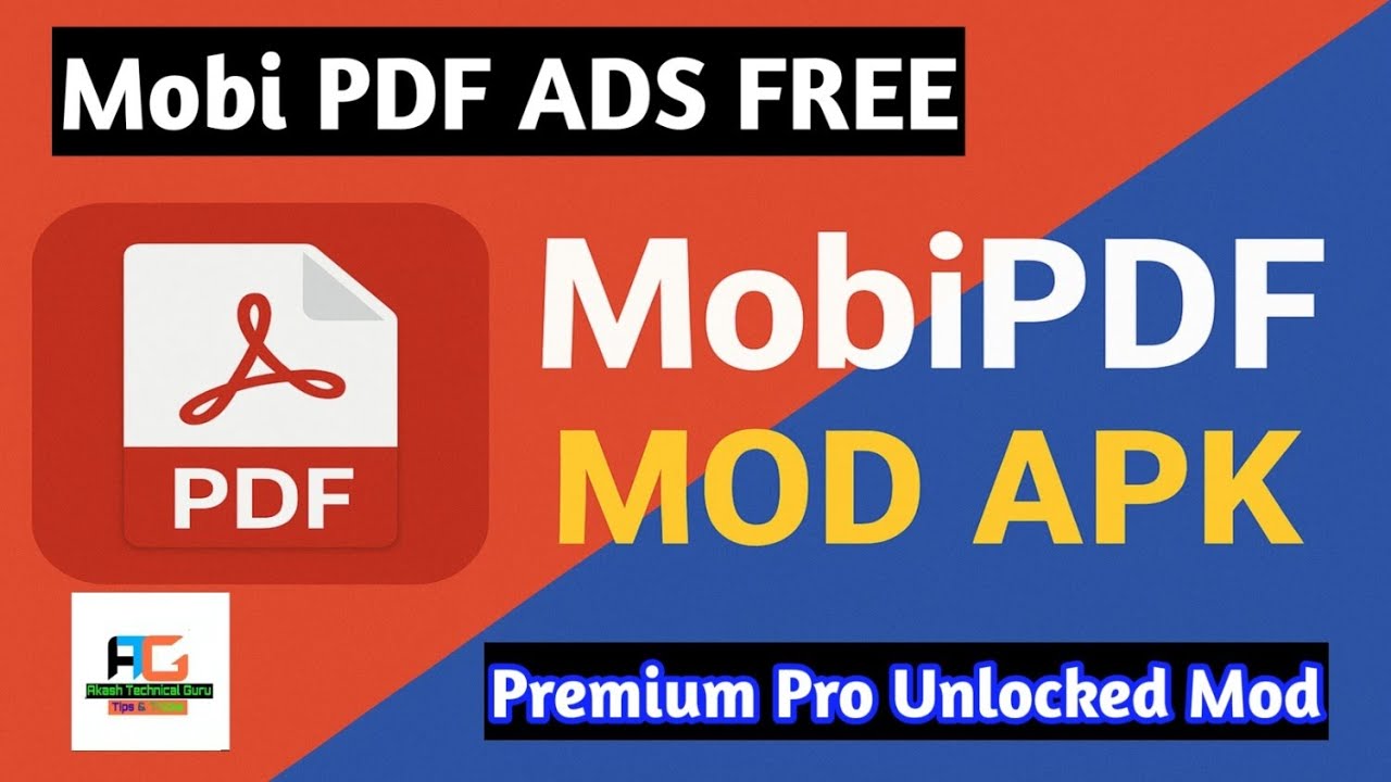 MobiPdf Mod APK (2025) – Unlock All Premium PDF Tools for FREE! [No Ads | 100% Working] TechnicalATG