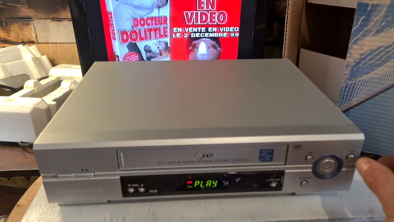 Magnétoscope LG VF28 D'occasion Sans Télécommande - Lecteur VHS Fonctionnel