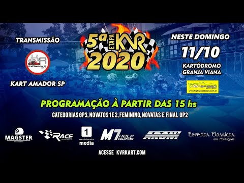 KVR - Kart Vintage Races 2020 - 5ª Etapa - Ao Vivo