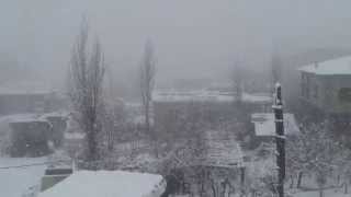 preview picture of video '8 Ocak 2015 Derecik'te kar'