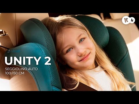 Seggiolino Auto Unity 2 I-size Grey Reclinabile 100-150 Cm Kinderkraft