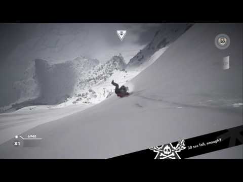 LONG BUTT FALL - STEEP moment