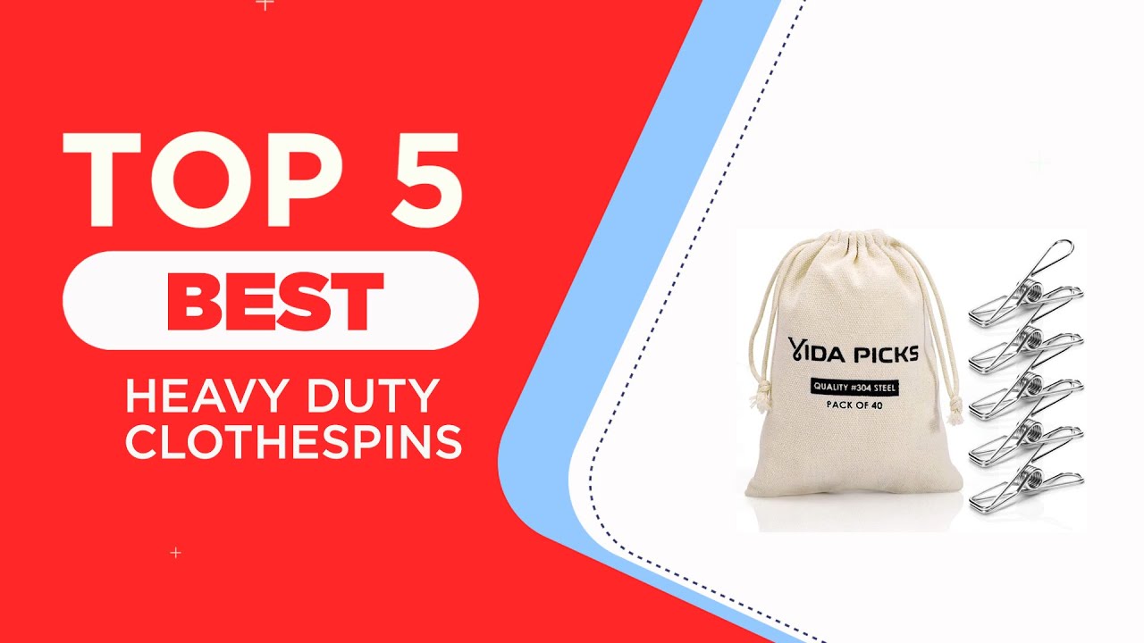 Top 5 Best Heavy Duty Clothespins of 2025 | Reviewed | Best Clothespins For Hanging Out Laundry