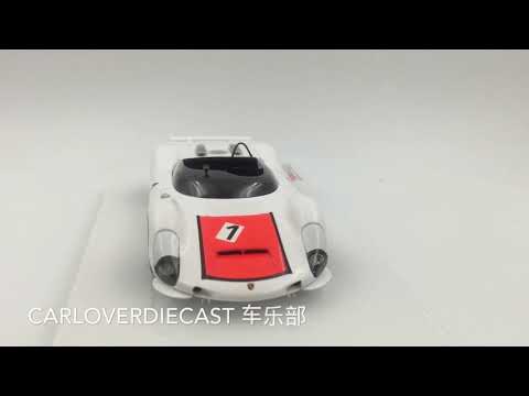 Thumbnail for TSM Model 1:43 Porsche 910 1967 Bergspyder #1 Championnat du Monde Ollon-Villars Winner (TSM164357) by Porsche 910