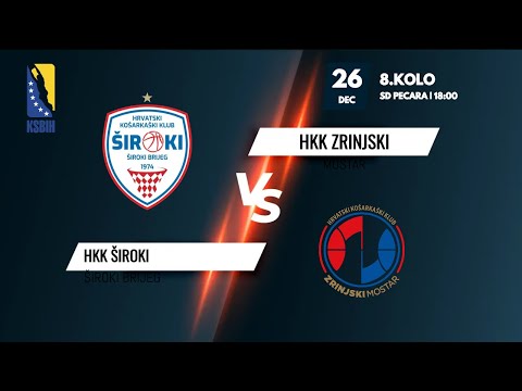 HKK Široki vs HKK Zrinjski - 8. kolo - KSBIH - 2022/2023