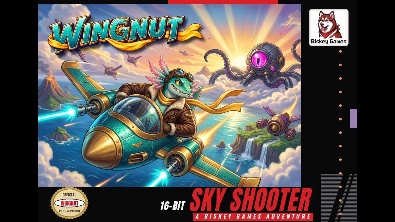 WINGNUT – Official Launch Trailer | 16-Bit Sky Shooter (Early Access OUT NOW)