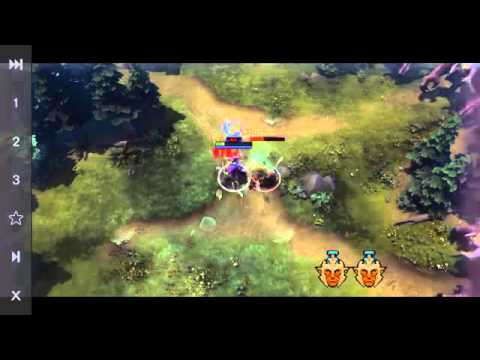 Dota 2  Faceless Void vs Troll Warlord   One Click Battle