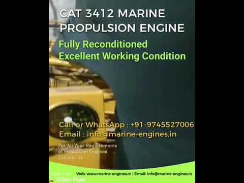 750 HP | 800 HP CAT Propulsion Engine with Gearbox