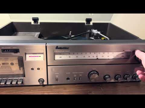 Quasar CS7400 Radio Cassette Turntable Aux Unit — 1970s image 10