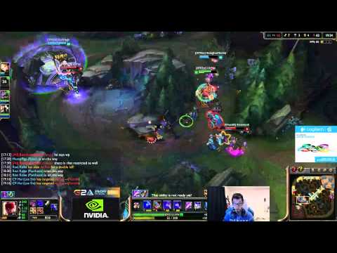 [Ranked 5s] C9 Hai / RivingtonThe3rd / KurtHugo / Riot Kobe / MannyFigs - Lee Sin Jungle Gameplay