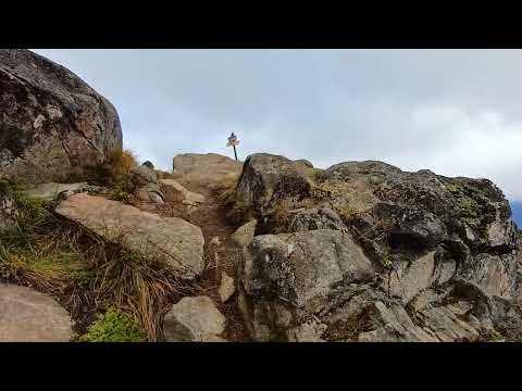 Hermosa #cumbre con vista al LAGO PUELO Comarca Andina #patagonia #argentina #otoño 2025 #trekking